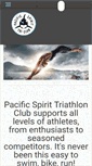 Mobile Screenshot of pacificspirittriclub.org